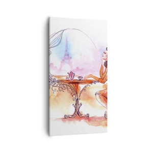 Vászonkép - Párizsi sikk - 55x100 cm