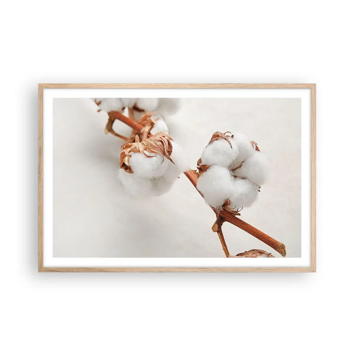 Poszter világos tölgy keretben - Csak ölelkezni - 91x61 cm