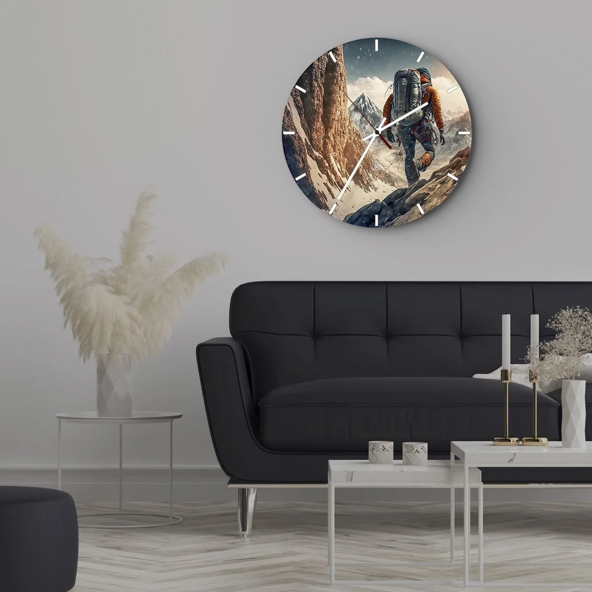 Falióra, Óra - Magányos harcos - 40x40 cm