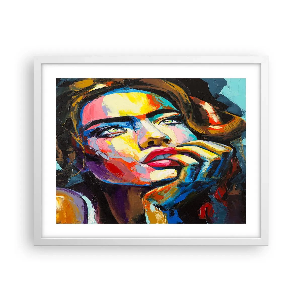 Poszter fekete keretben - Az álmok úgy repülnek az égen, mint a madarak - 50x40 cm