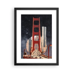 Poszter fehér keretben - Mindig a középpontban - 30x40 cm