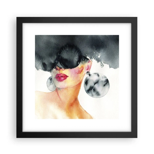 Poszter fehér keretben - Az elegancia titka - 30x30 cm