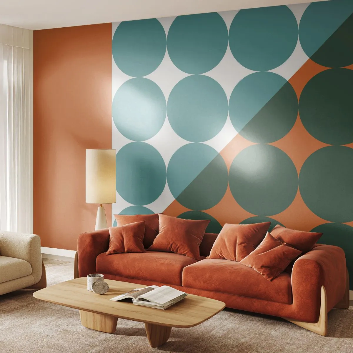 Öntapadós Fotótapéta Deluxe Sticker - Felfelé és átlósan - Absztrakció, Darab, Grafika - 250x175 cm