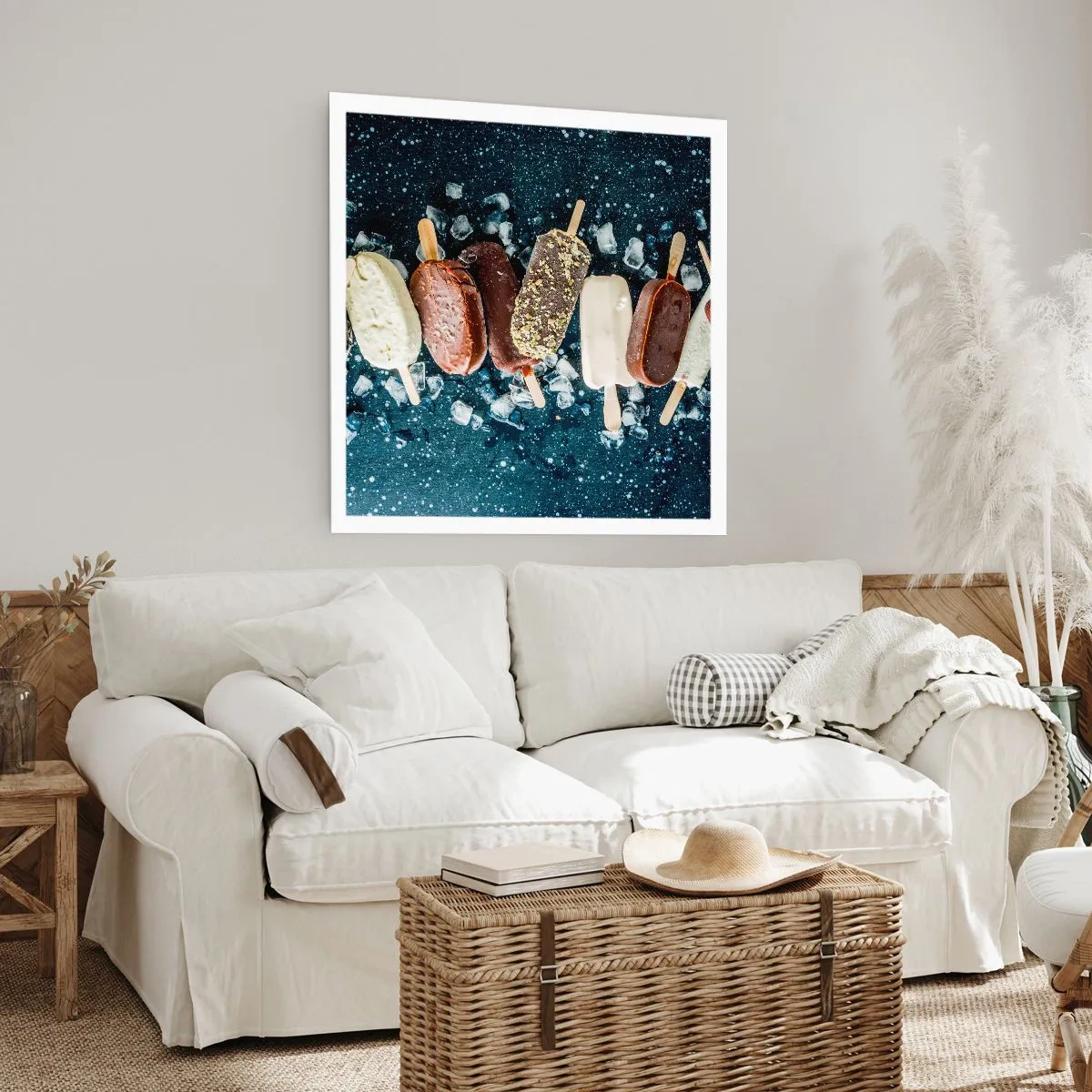 Poszter - A forró nyár íze - 60x60 cm