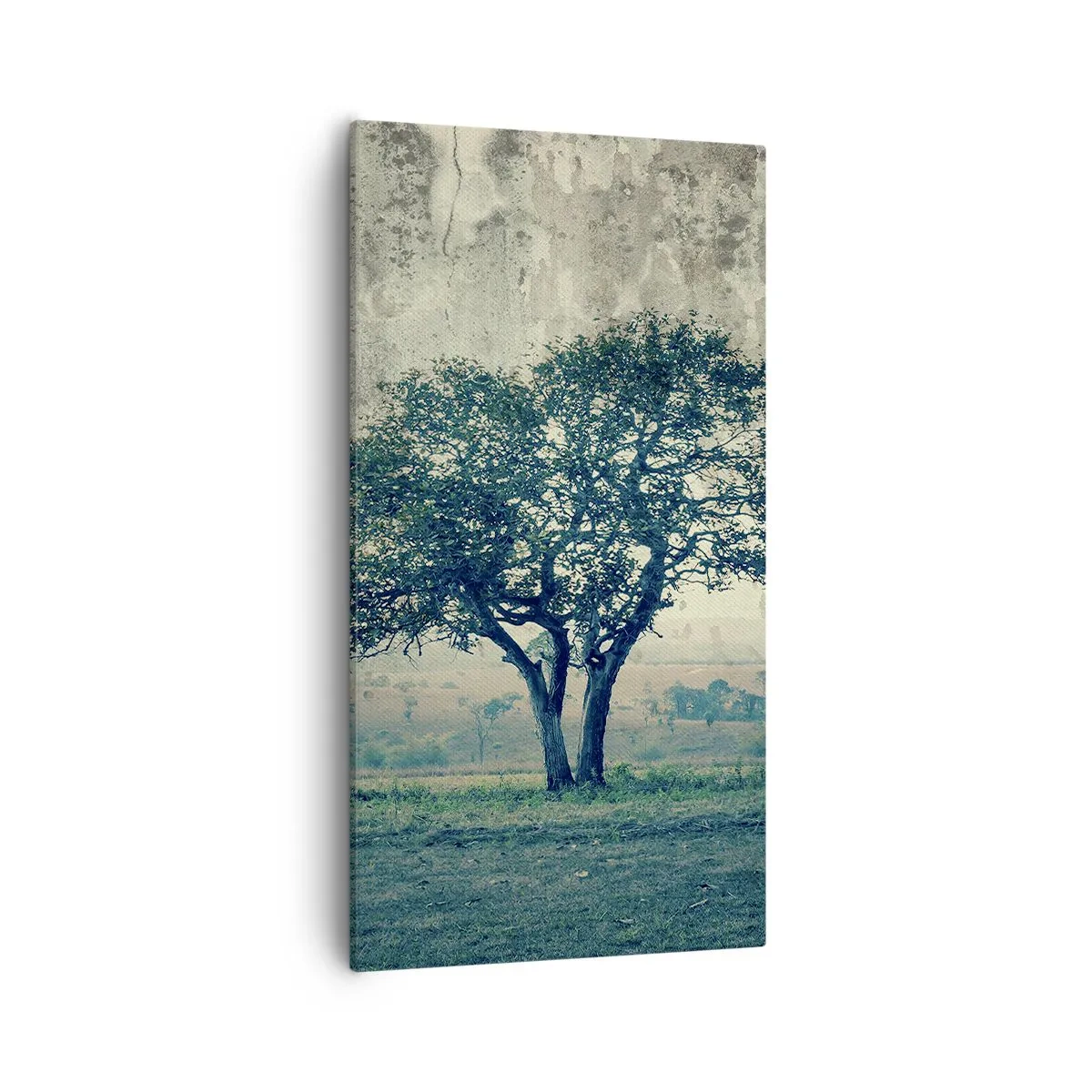 Vászonkép - Almafa a kék mezőn? - 55x100 cm
