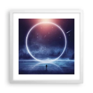 Poszter fekete keretben - Már itt vannak... - 40x40 cm