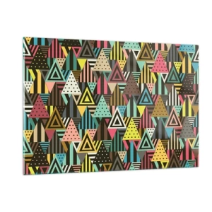 Üveg kép - Hármas ritmusban - 120x80 cm