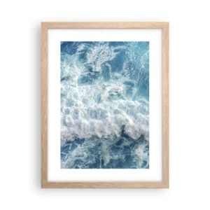 Poszter világos tölgy keretben - Vidáman és ugrálva - 30x40 cm