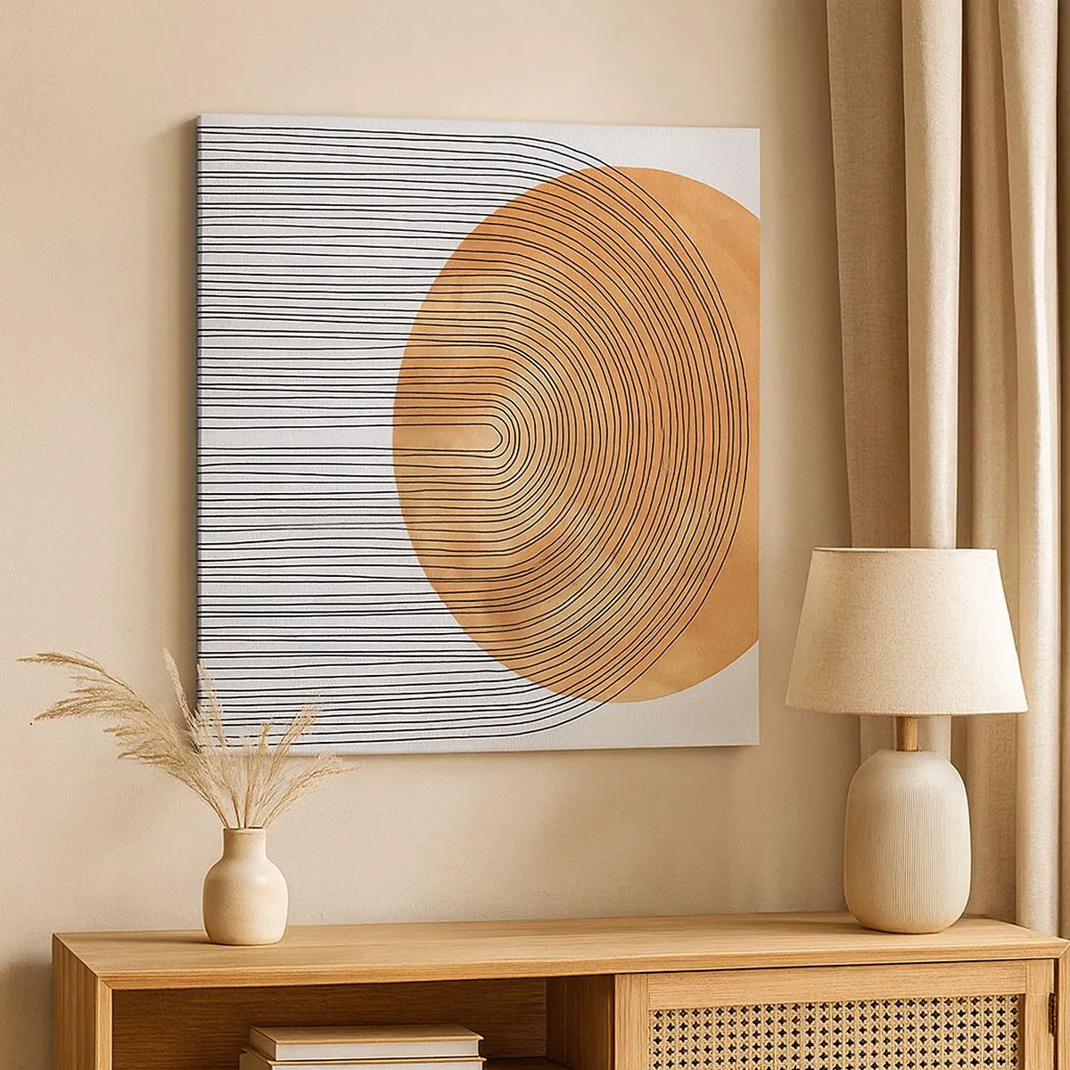 Vászonkép - Egy napsütéses kompozíció - 30x30 cm