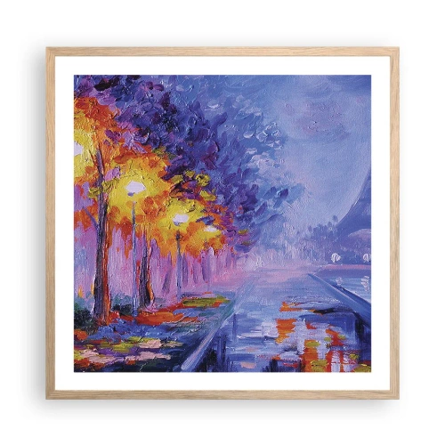 Poszter világos tölgy keretben - Egy álomséta - 60x60 cm