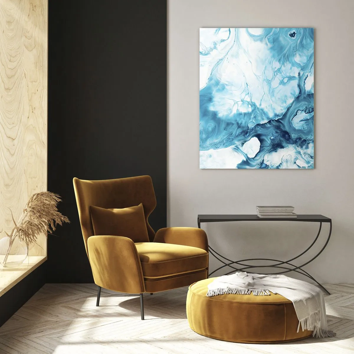 Üveg kép - Kékség koncertje - 50x70 cm