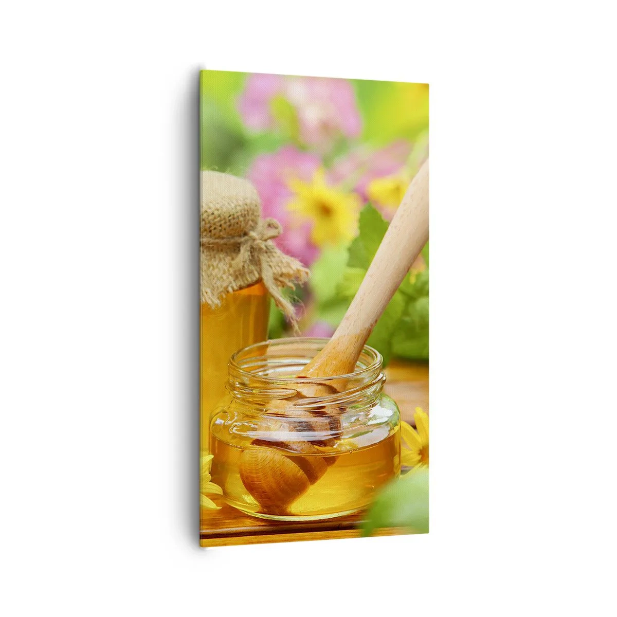 Vászonkép - Édes és virágos - 65x120 cm