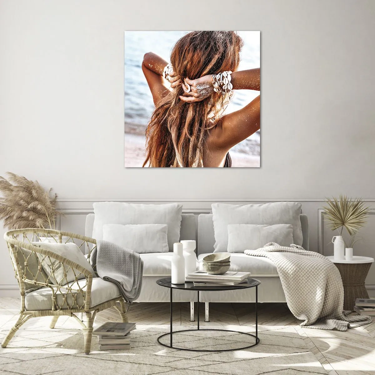 Üveg kép - A víz és a nap testvére - 70x70 cm