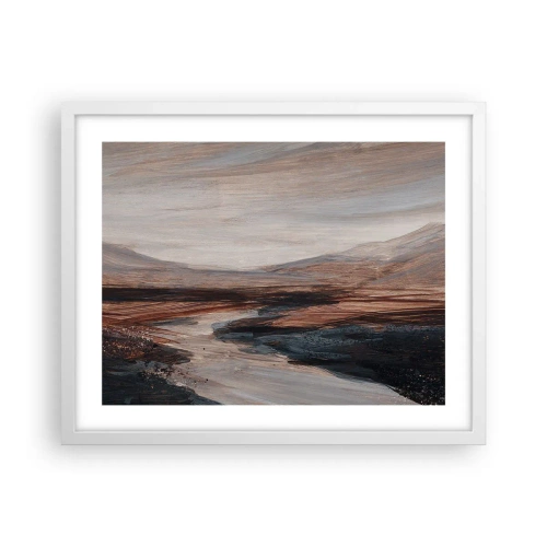 Poszter fekete keretben - Békés völgy - 50x40 cm