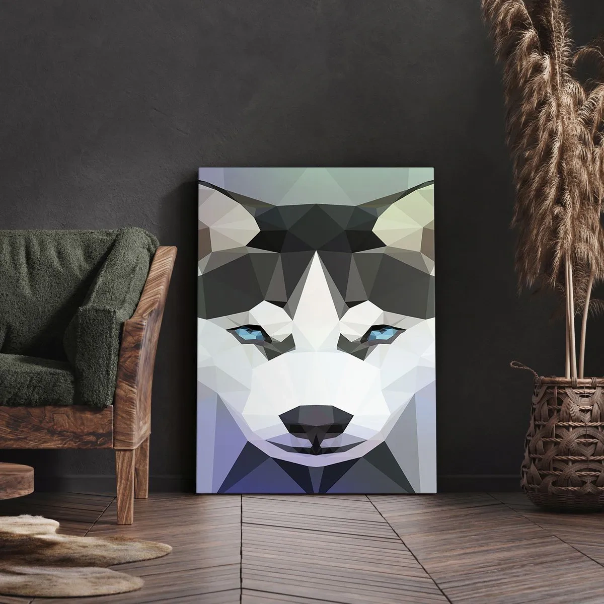 Vászonkép - Az északi havas emléke - 55x100 cm