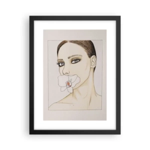 Poszter fehér keretben - Az elegancia és a szépség szimbóluma - 30x40 cm