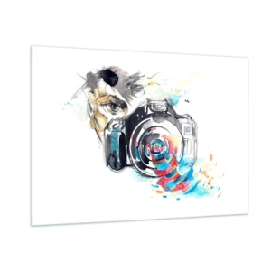 Üveg kép - A lencse szemében - 100x70 cm