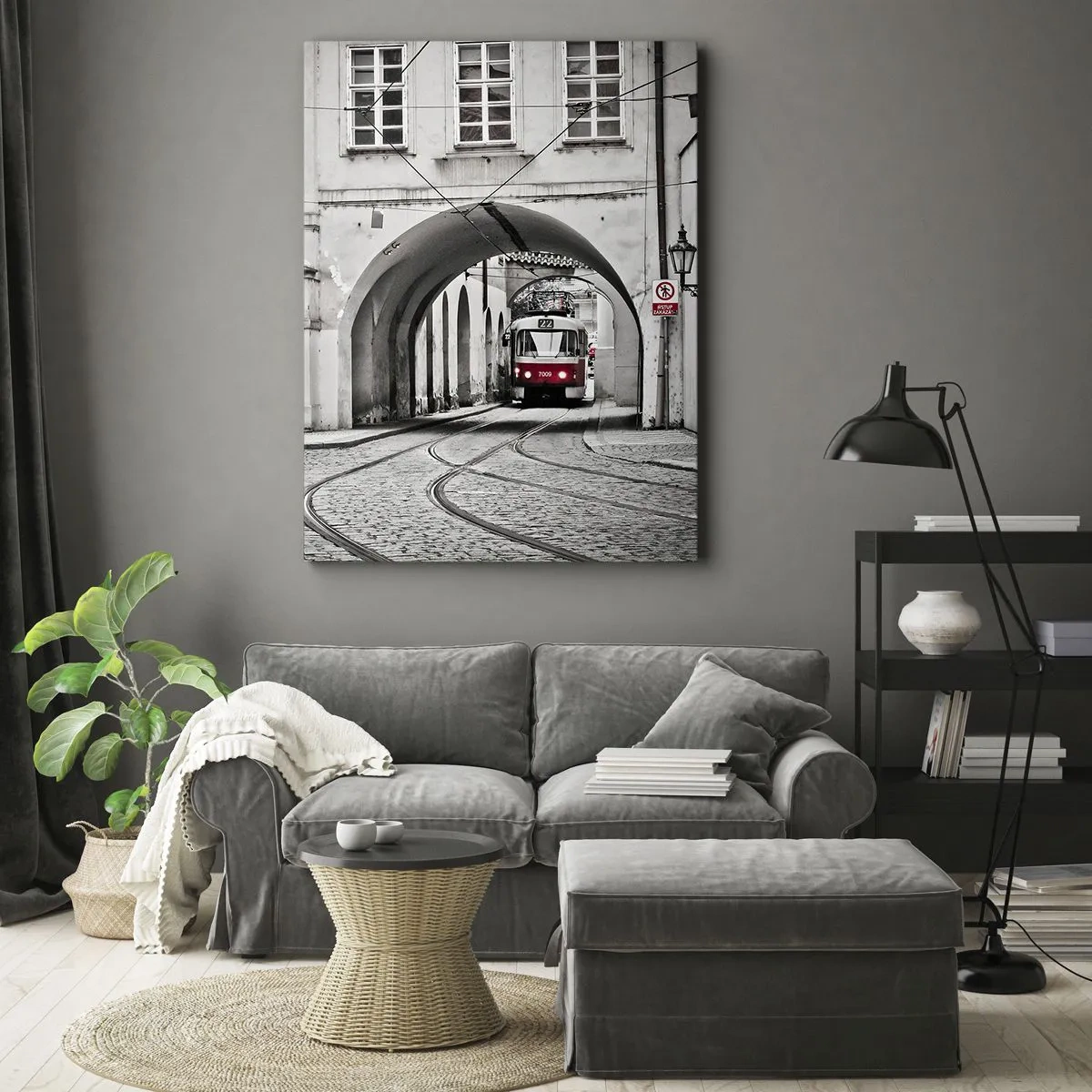 Vászonkép - A város labirintusán keresztül - 50x70 cm