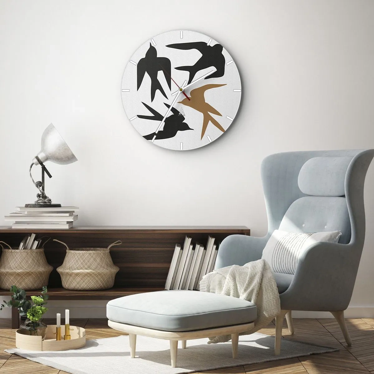 Falióra, Óra - Fecske játékok - 30x30 cm