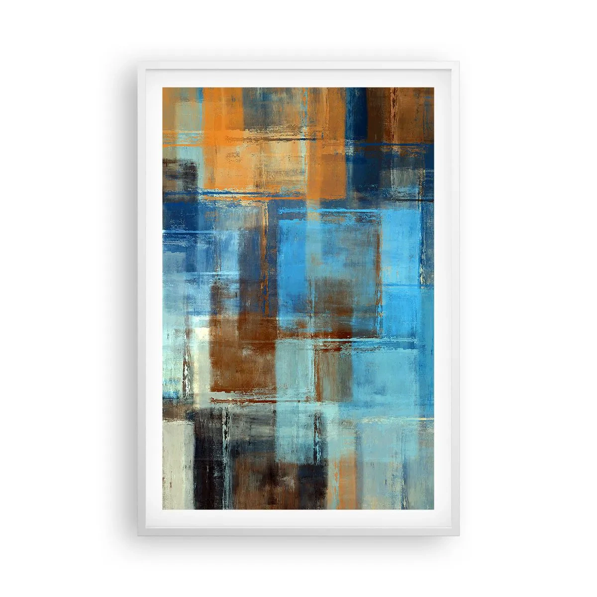 Poszter fekete keretben - A kék fátyolon keresztül - 61x91 cm