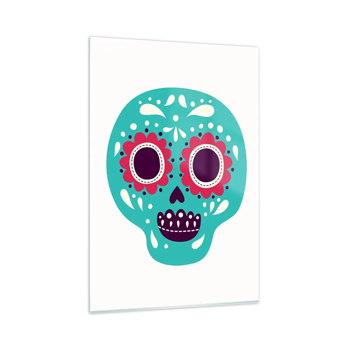 Üveg kép - Az élet - szórakozás a halálig - 80x120 cm