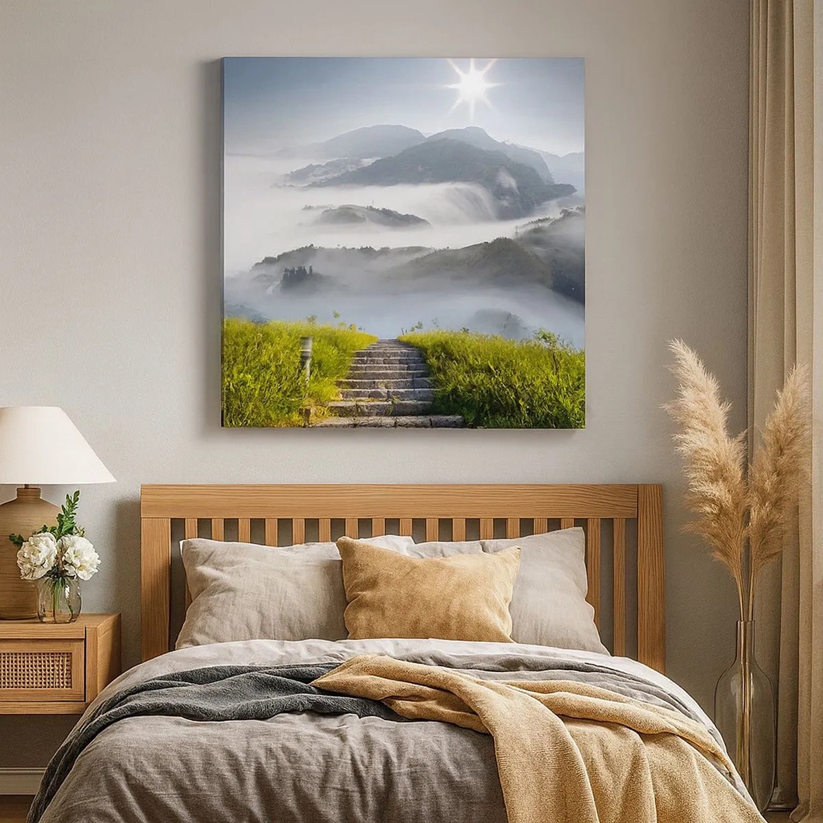 Vászonkép - Még mindig fel a felhők felé - 30x30 cm