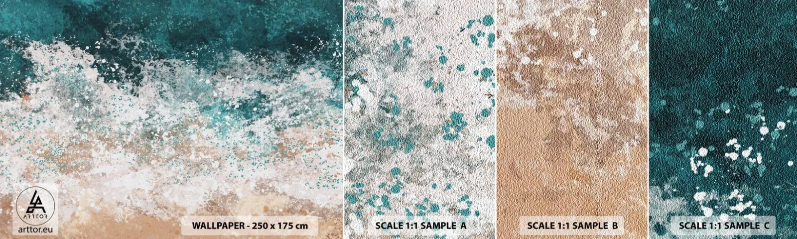 Fotótapéta Minta Standard Eco - Tengeri történetek - Víz, Strand, Tenger - 100x30 cm