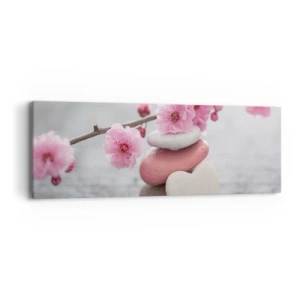 Vászonkép - Boldogság a cseresznyevirággal - 90x30 cm