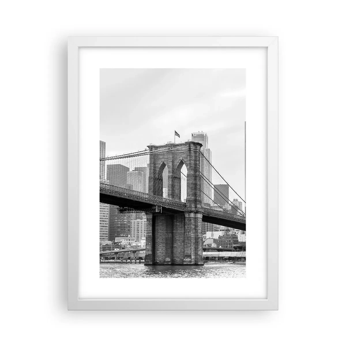 Poszter fekete keretben - New York-i hangulat - 30x40 cm