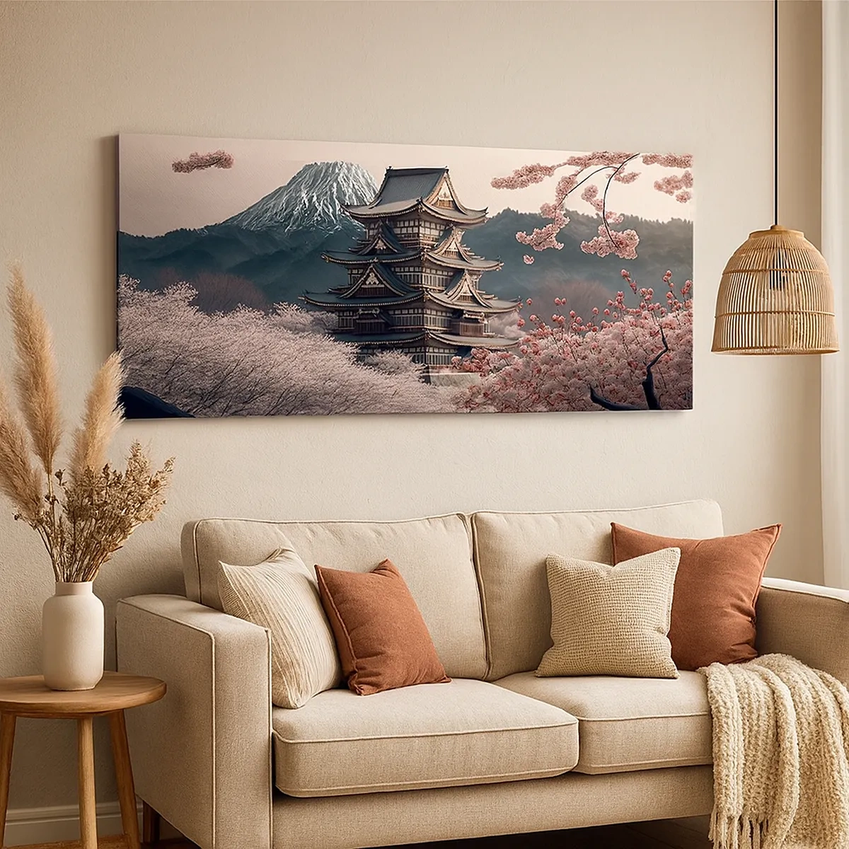 Vászonkép - A cseresznyevirágzás országa - 30x30 cm