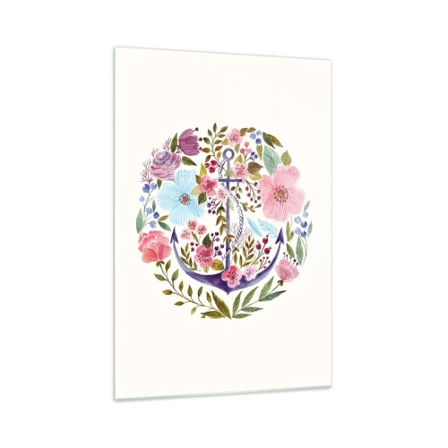 Üveg kép - Egy tengerész jó éjszakai alvása - 70x100 cm