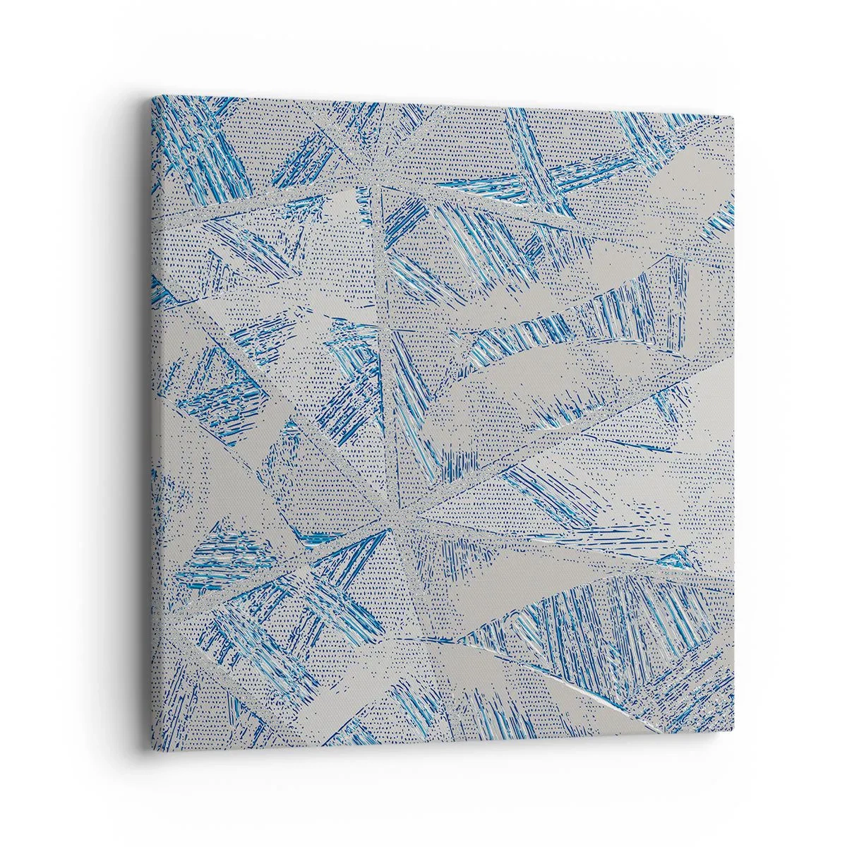 Vászonkép - A szürkéskék labirintusban - 40x40 cm