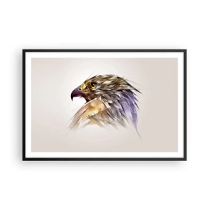 Poszter fehér keretben - Egy harcos portréja - 91x61 cm