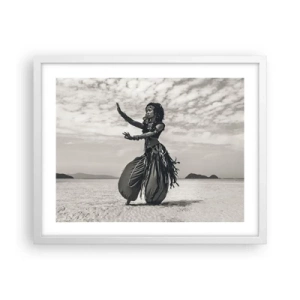 Poszter fekete keretben - A déli szigetek tánca - 50x40 cm