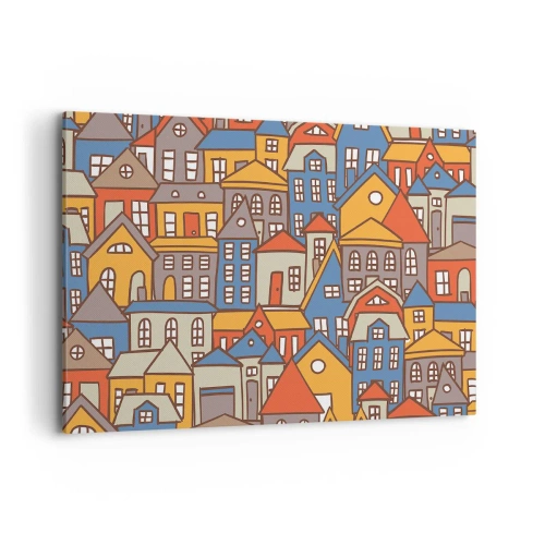 Vászonkép - A ház mögött van a ház - 120x80 cm