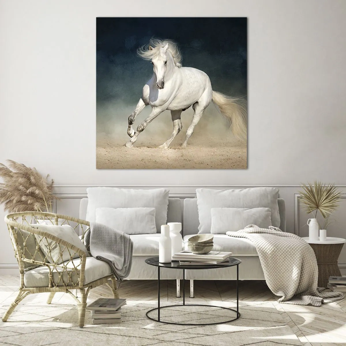 Üveg kép - A szabadság tiszta állapotban - 30x30 cm