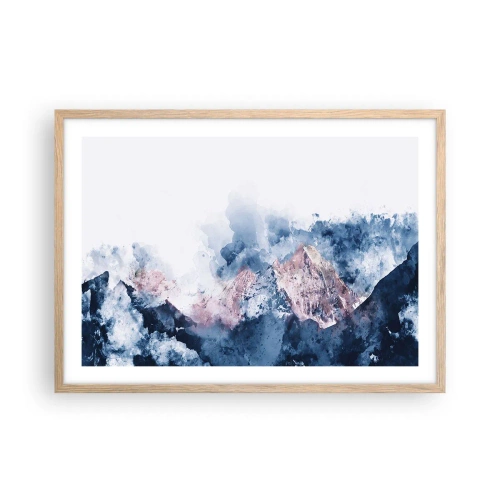 Poszter világos tölgy keretben - Ezek a csúcsok! - 70x50 cm