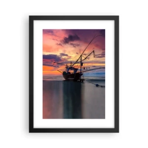 Poszter fehér keretben - Egzotikus este - 30x40 cm