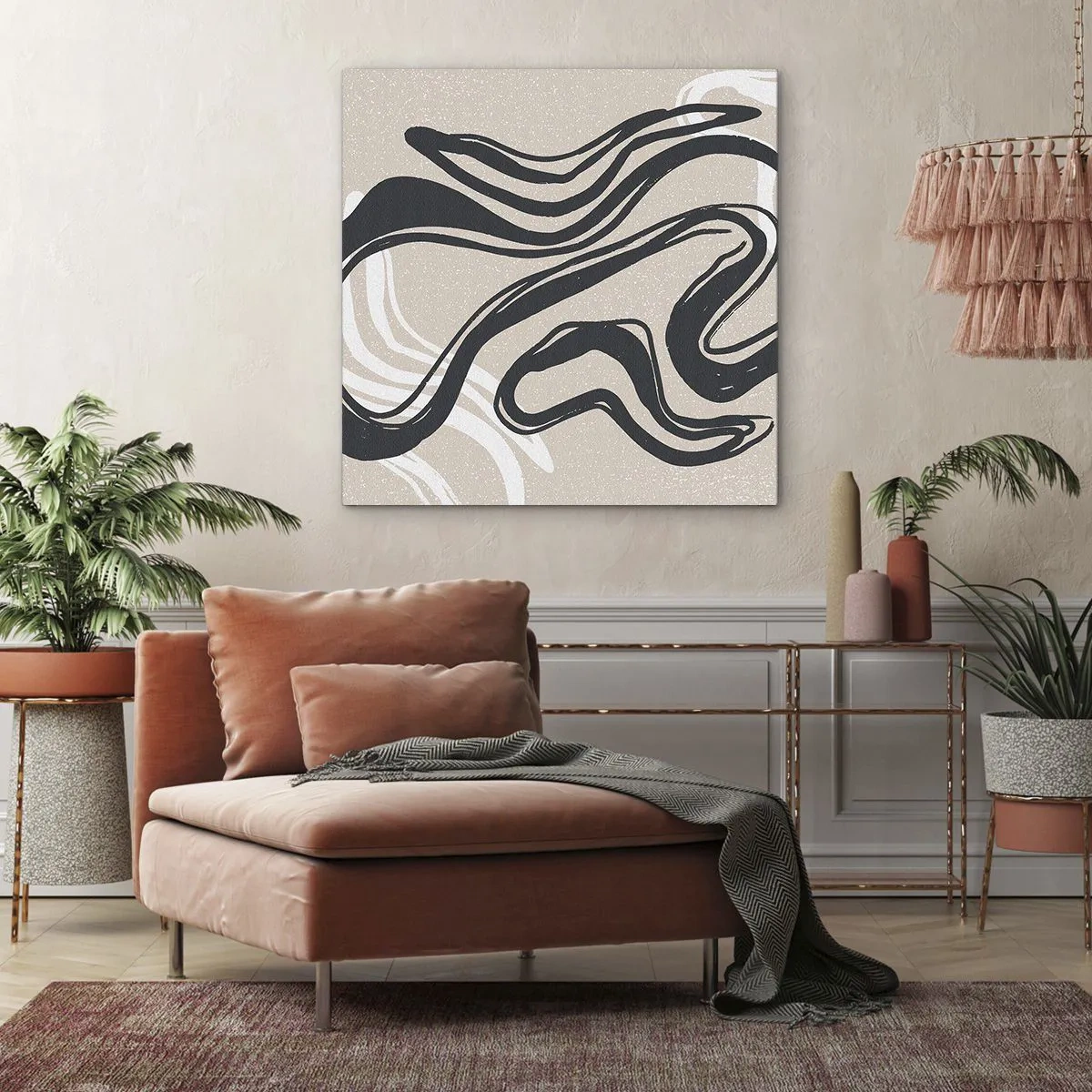 Vászonkép - Megsokszorozott kifejezés - 50x50 cm