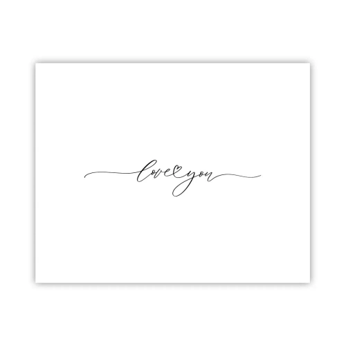 Poszter - Fekete fehéren - 50x40 cm