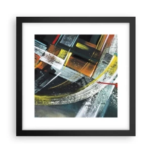 Poszter fehér keretben - A mozgás energiája - 30x30 cm