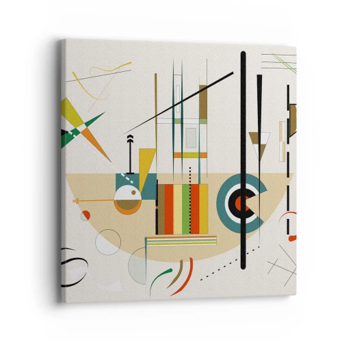 Vászonkép - És nevet a világ - 40x40 cm