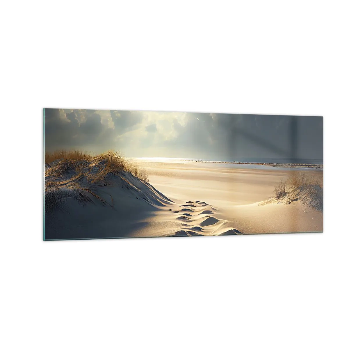 Üveg kép - Megnyugtató táj - 100x40 cm