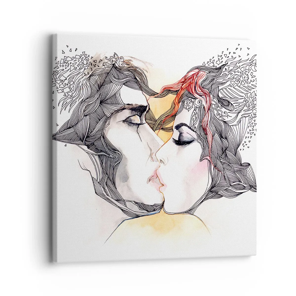 Vászonkép - A világ nem létezik - 30x30 cm