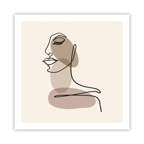 Poszter - Egy bizonyos szépségvonal - 60x60 cm