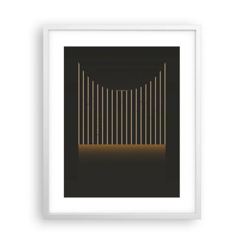 Poszter fekete keretben - Fedezze fel a sötétséget - 40x50 cm