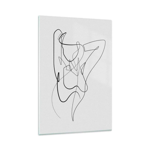 Üveg kép - Milyen vagy igazán…. - 80x120 cm