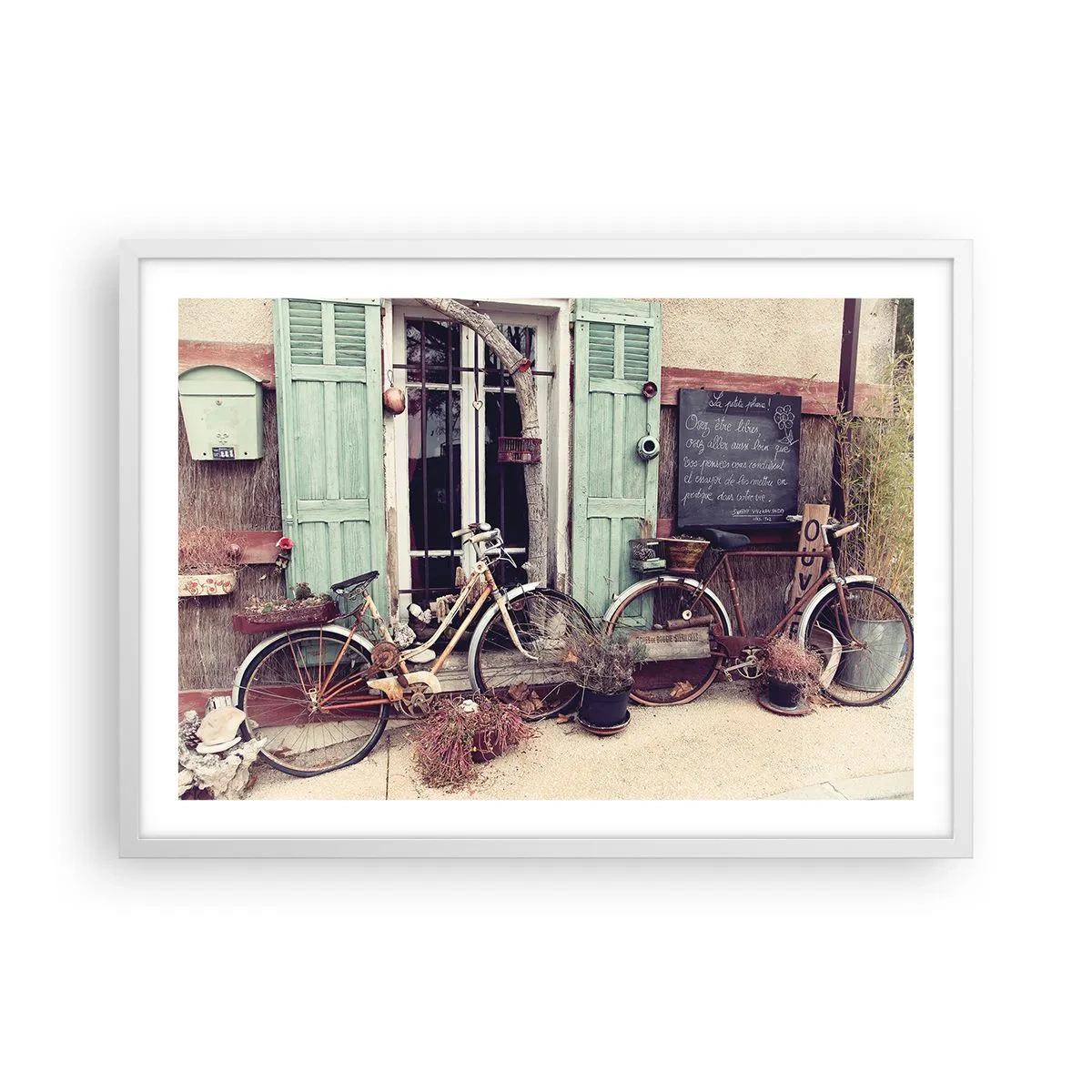 Poszter fekete keretben - Éljen a tartomány - 70x50 cm