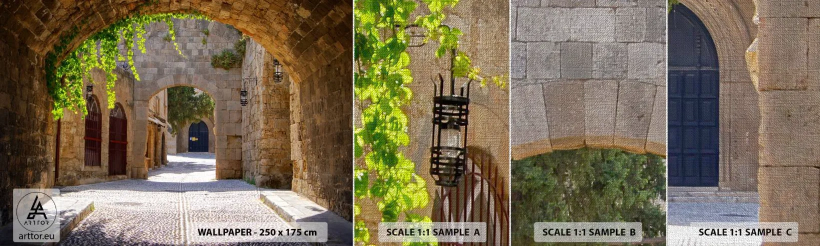 Fotótapéta Minta Premium Canvas - A menet hamarosan megjelenik - Építészet, Város, Sikátor - 100x30 cm