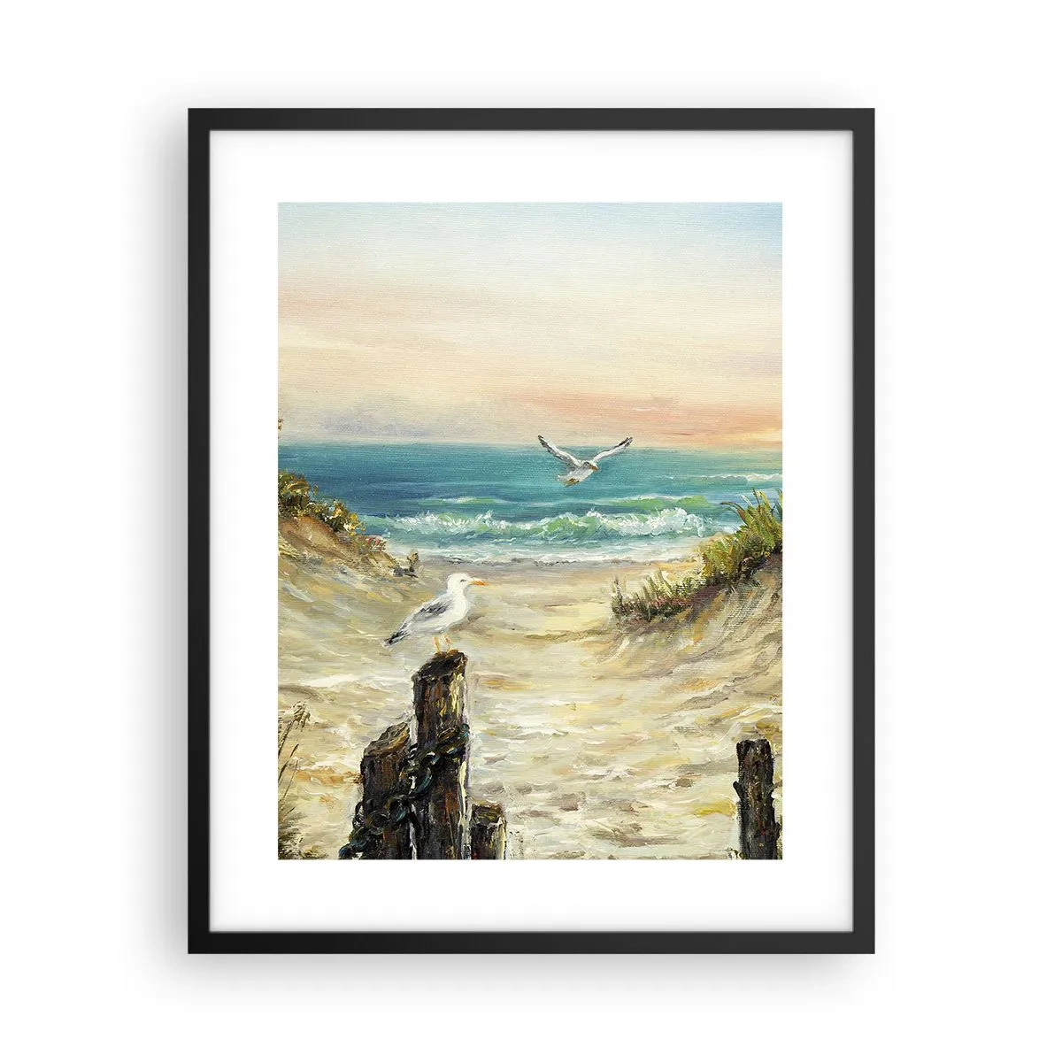 Poszter fehér keretben - Szélcsend - 40x50 cm